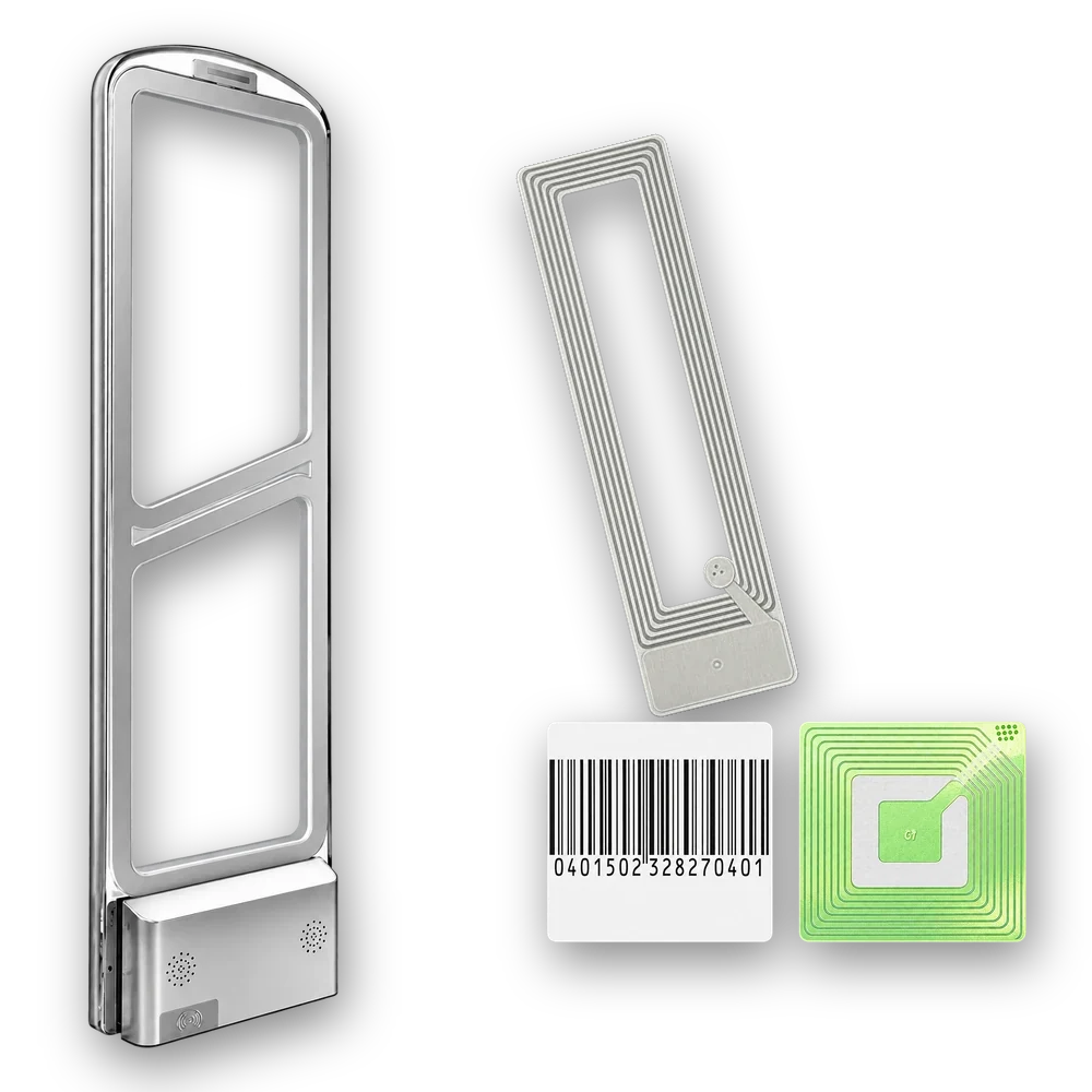 WELLPOINT anti-theft EAS pedestal with RF security labels